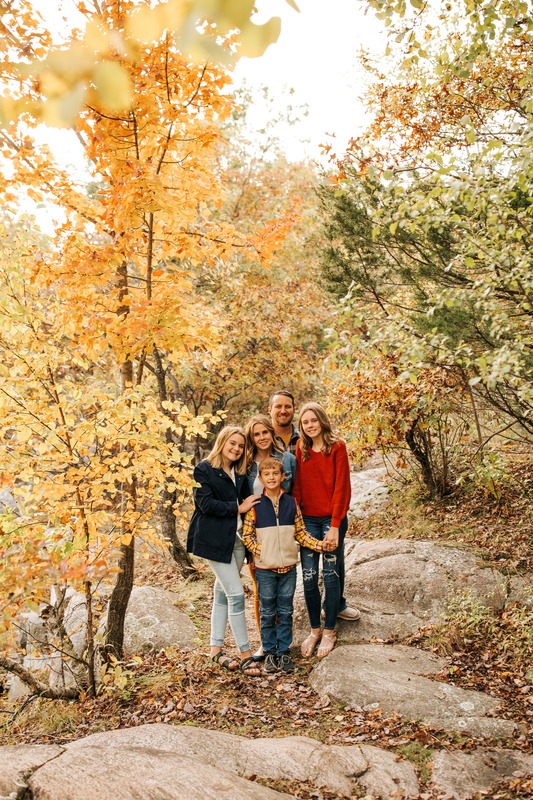fall family photo mini session