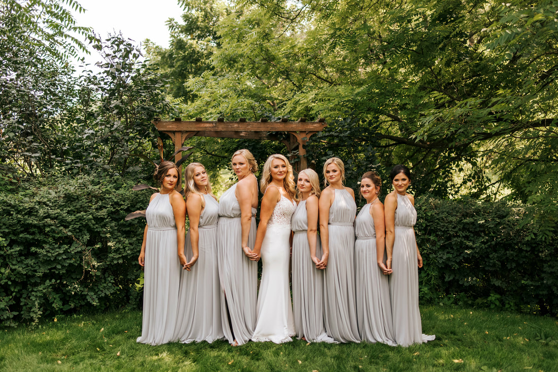 grey bridesmaid dresses